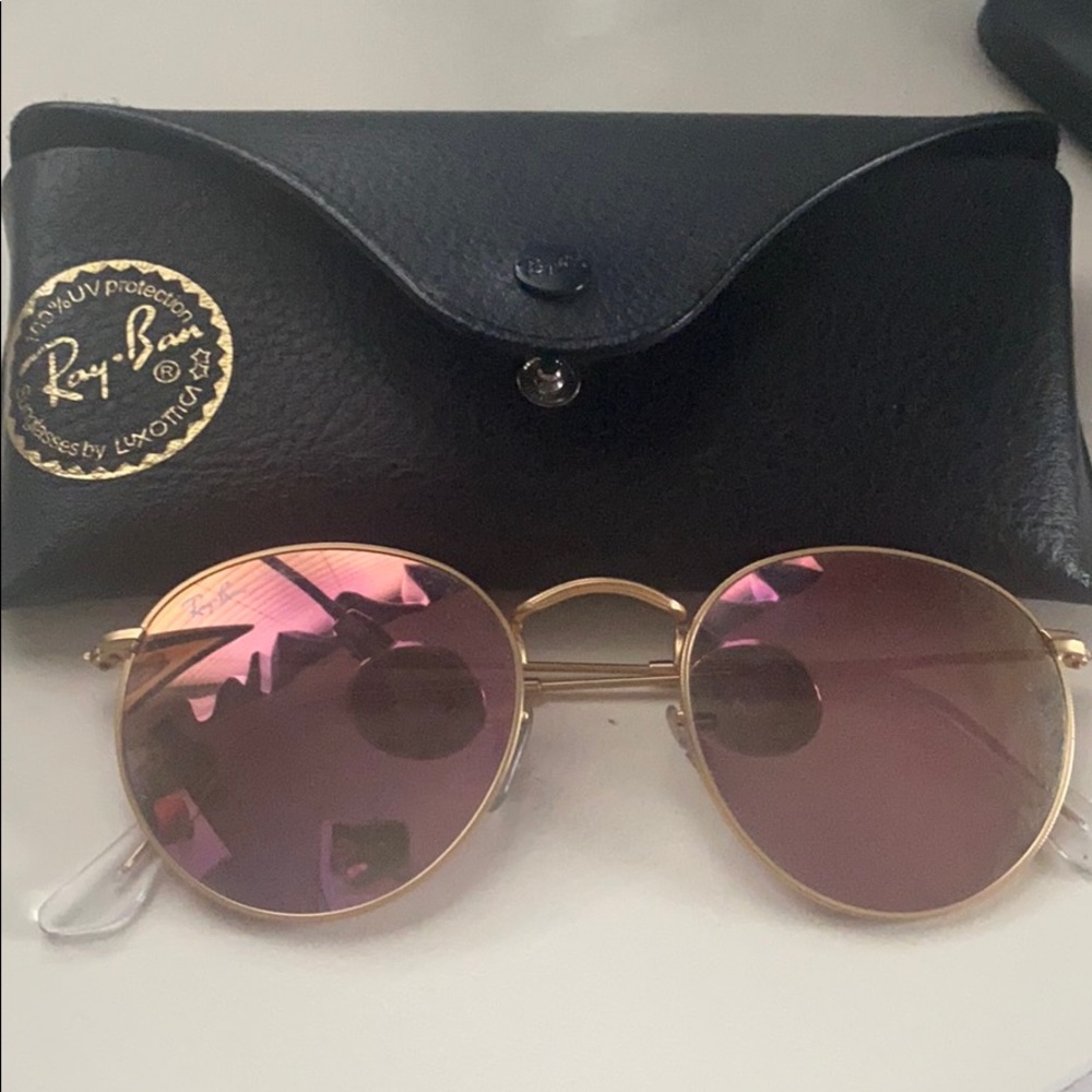 Authentic reflective Raybans